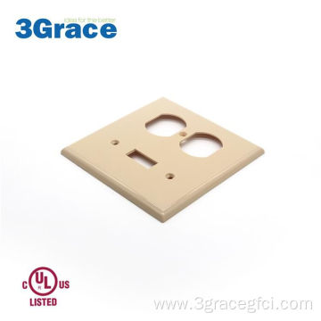 2 Gang Receptacle Wall Plate